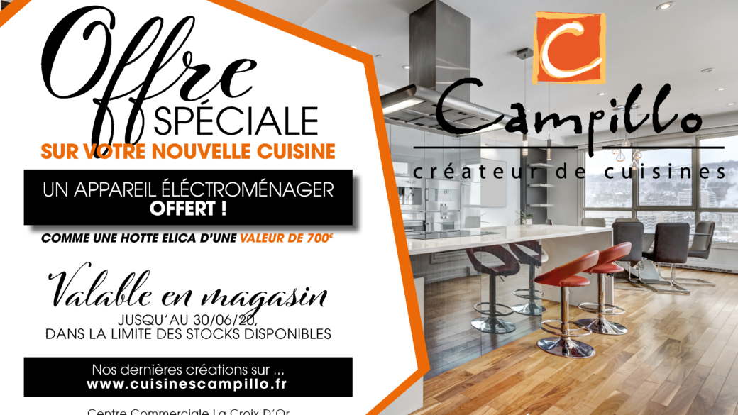 Offre Spéciale sur votre nouvelle cuisine chez les Cuisines Campillo !