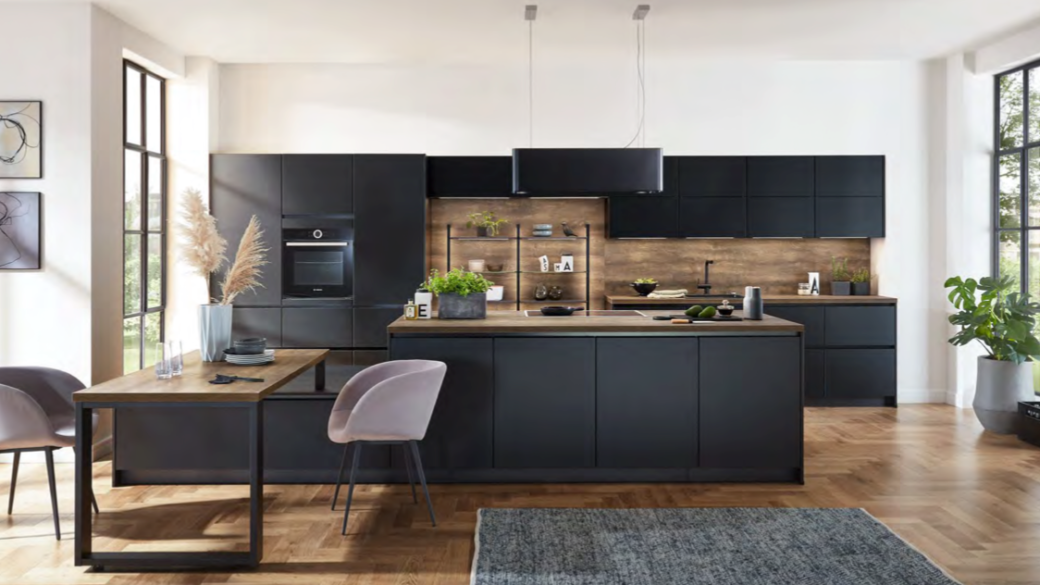 Trouvez l’îlot central pour votre cuisine au style industriel