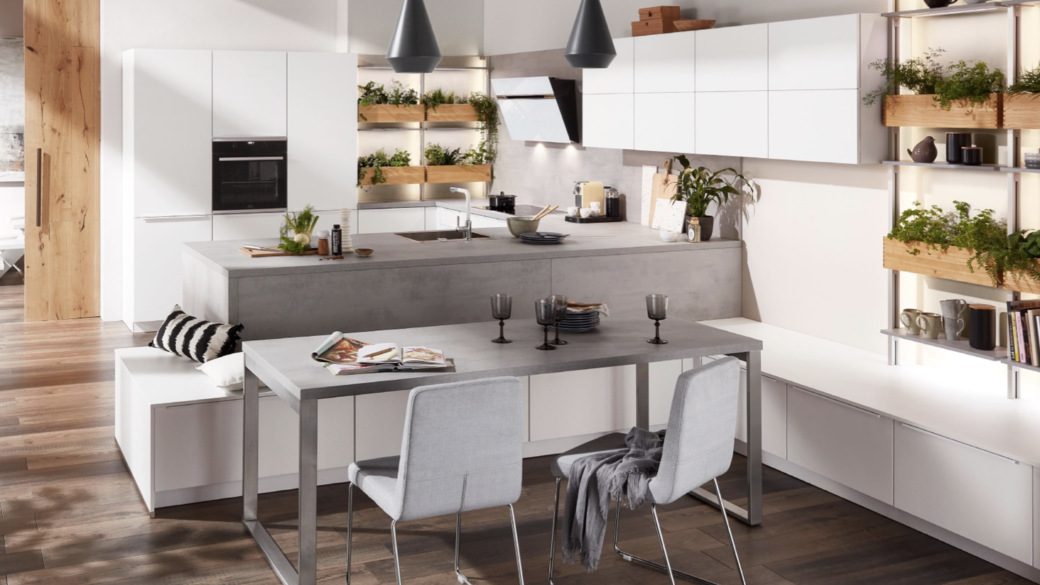 ￼Créez votre cuisine moderne en bois sur mesure avec les Cuisines Campillo.