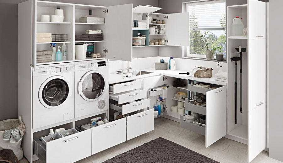 Une buanderie sur mesure optimisée pour votre grande famille